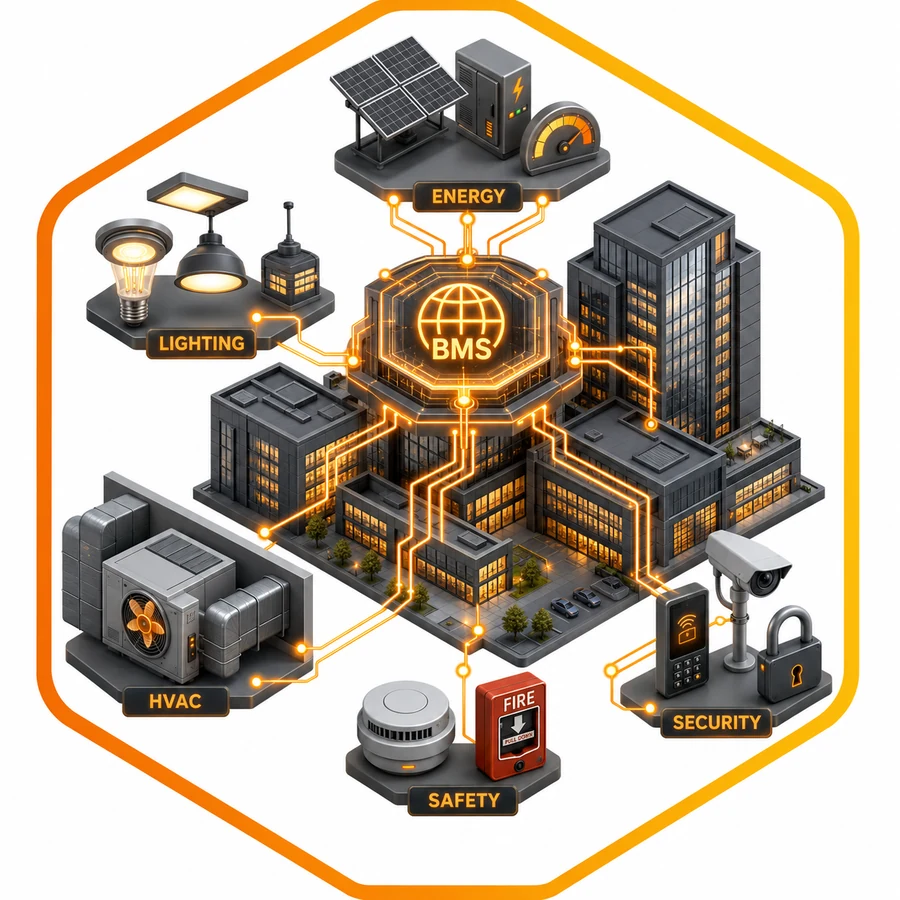 Gebäudeautomation, BMS und Gebäudemanagement