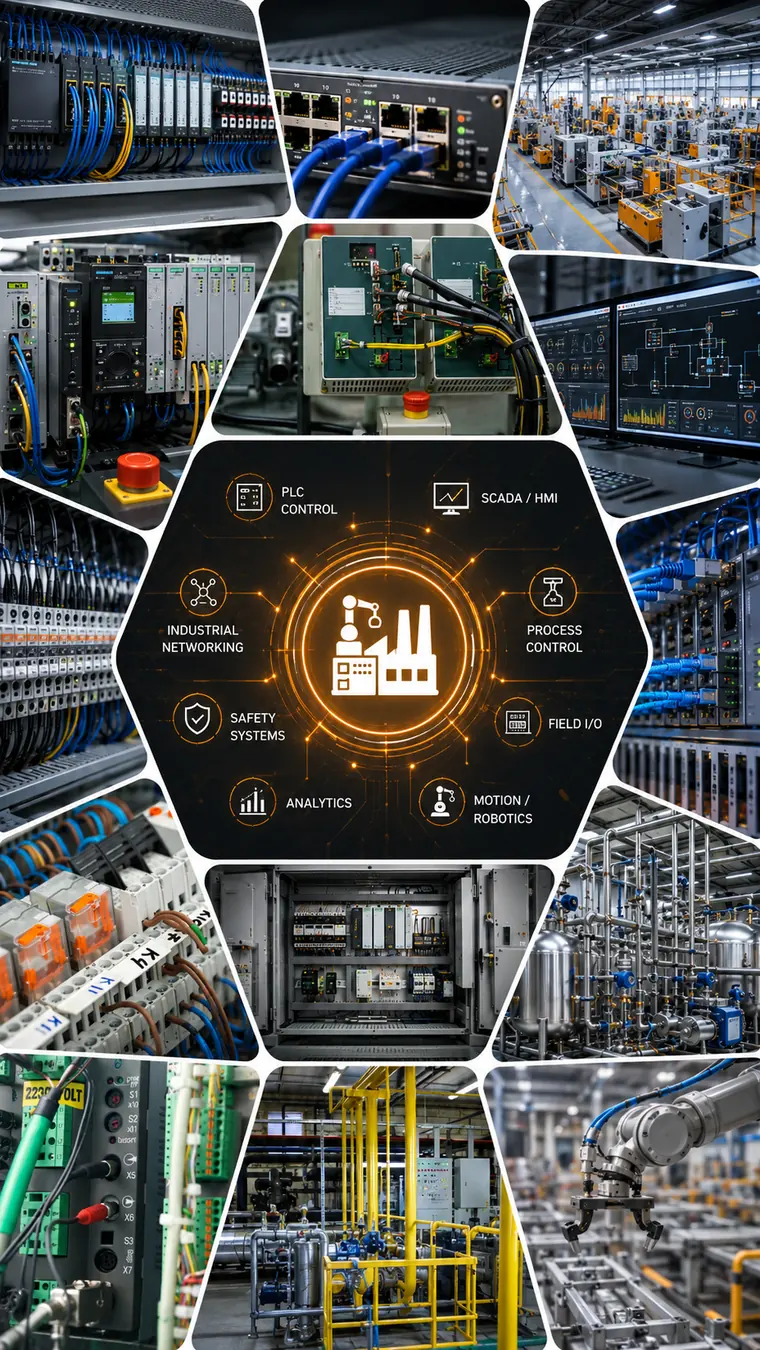Industrieautomation und technische Anlagensteuerung