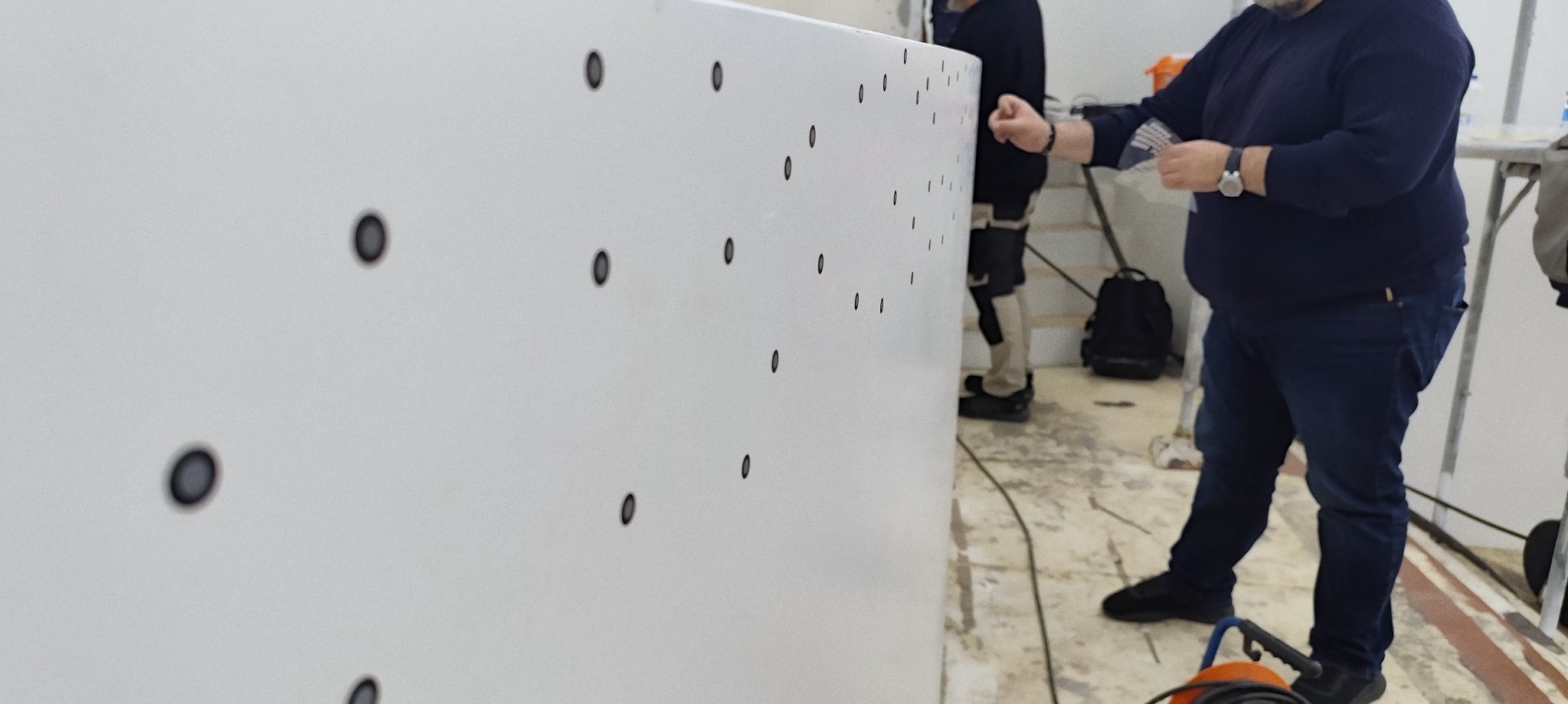 Freeform-part scanning and deviation inspection