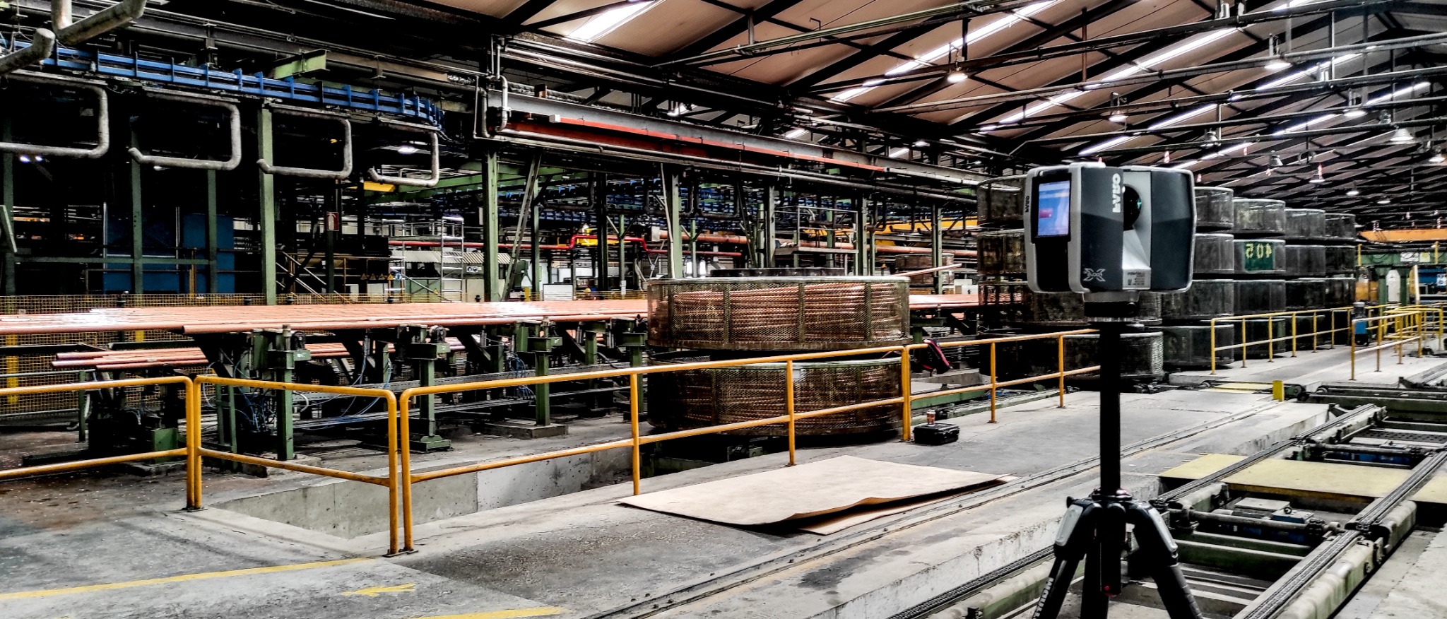 Laser scanning in heavy industry and large facilities