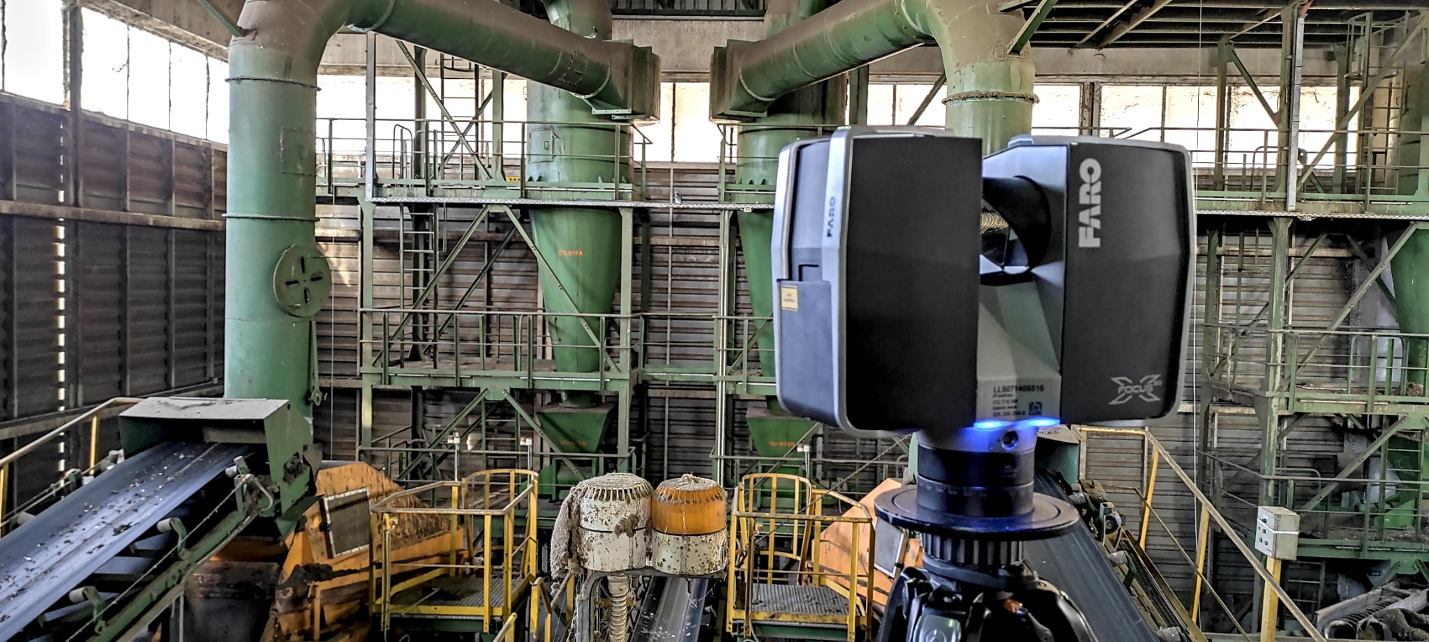 Laser scanning in heavy industry and large facilities