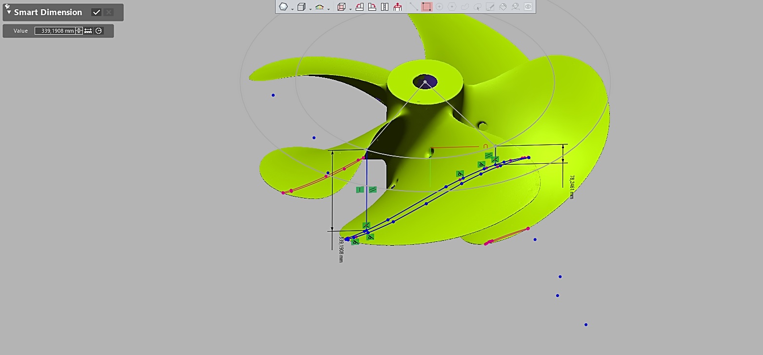 Propeller capture and geometric analysis
