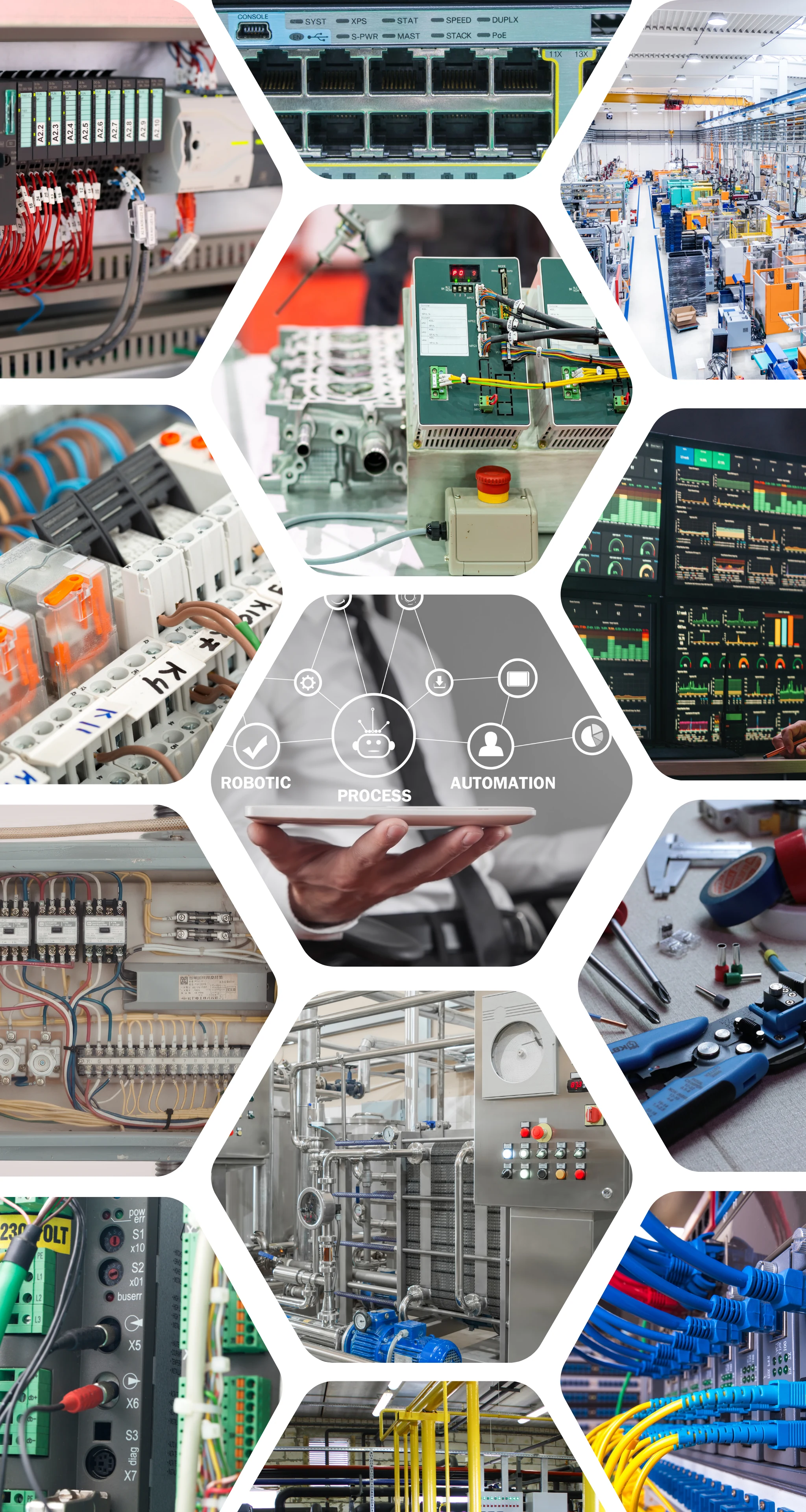 Industrial automation and technical installation control